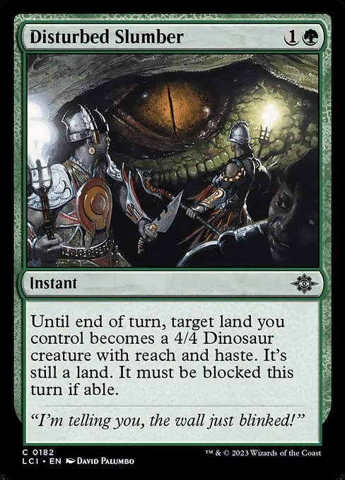 Disturbed Slumber — The Lost Caverns of Ixalan