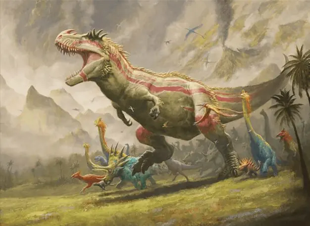 Art detail — Ghalta, Stampede Tyrant