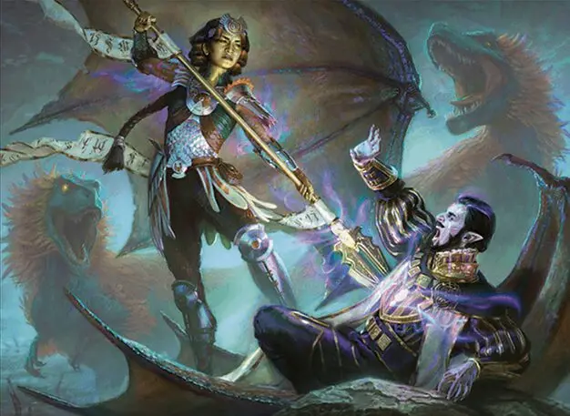Art detail — Huatli's Final Strike