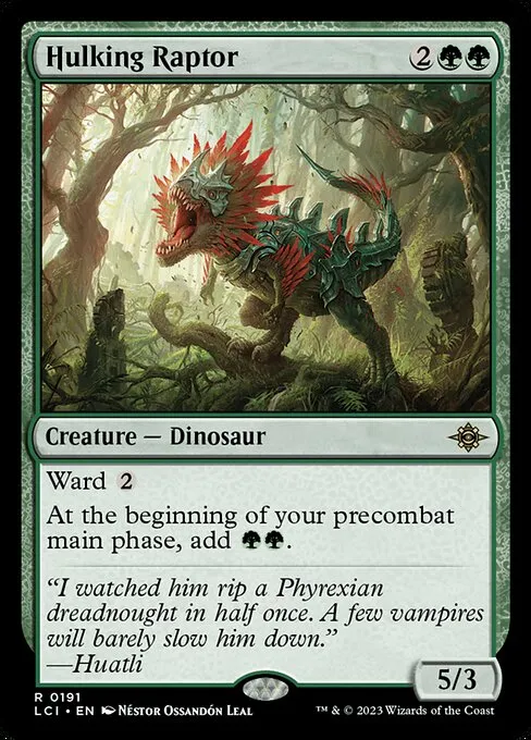 Hulking Raptor — The Lost Caverns of Ixalan