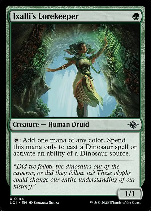 Ixalli's Lorekeeper — The Lost Caverns of Ixalan