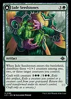 Jade Seedstones // Jadeheart Attendant — The Lost Caverns of Ixalan