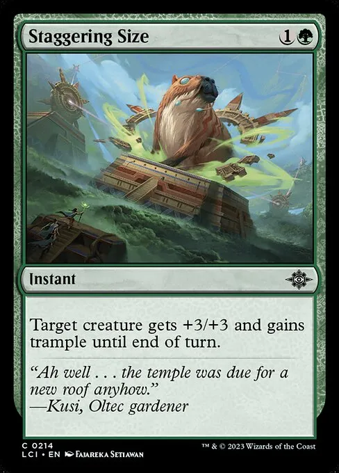 Staggering Size — The Lost Caverns of Ixalan