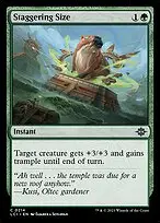 Staggering Size — The Lost Caverns of Ixalan