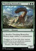 Thrashing Brontodon — The Lost Caverns of Ixalan