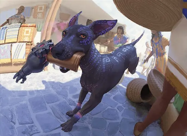 Art detail — Mischievous Pup