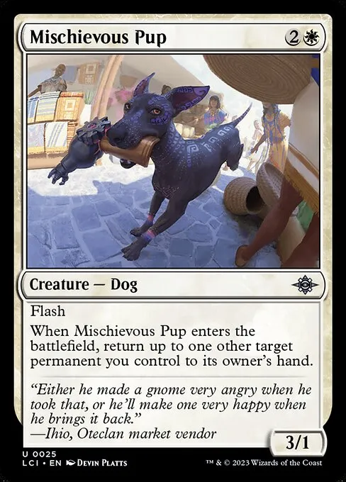Mischievous Pup — The Lost Caverns of Ixalan