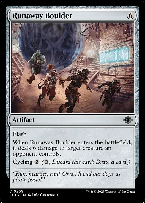Runaway Boulder — The Lost Caverns of Ixalan