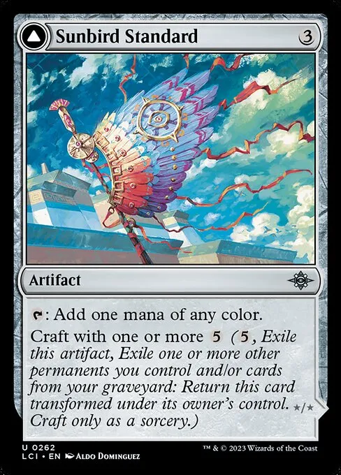 Sunbird Standard // Sunbird Effigy — The Lost Caverns of Ixalan