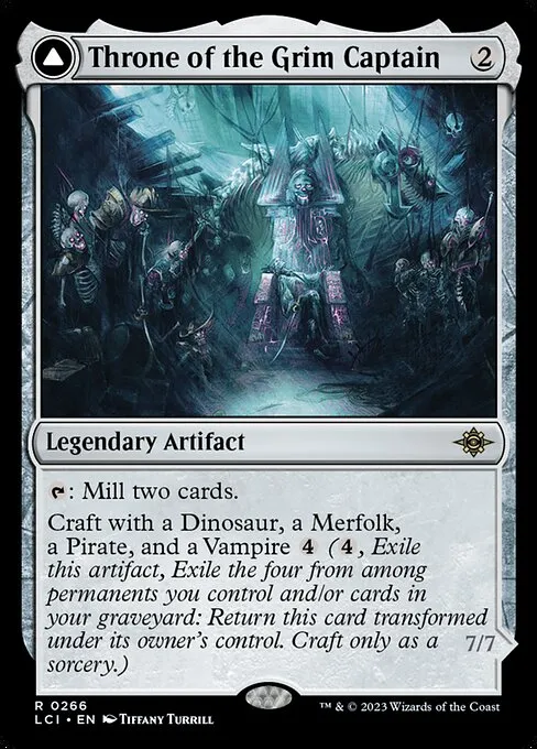 Throne of the Grim Captain // The Grim Captain — The Lost Caverns of Ixalan