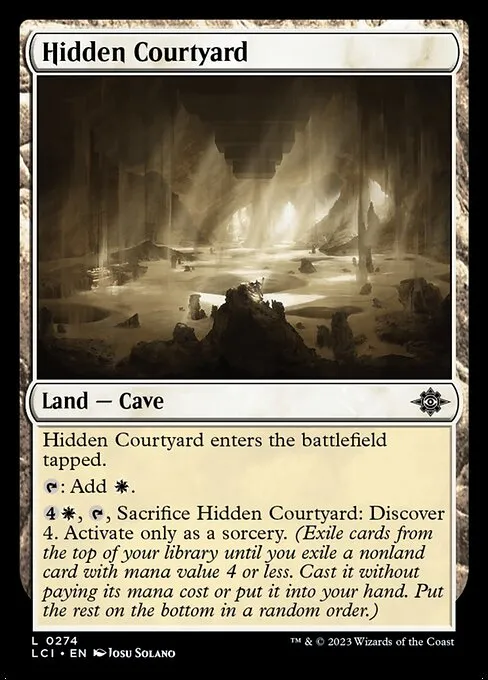 Hidden Courtyard — The Lost Caverns of Ixalan