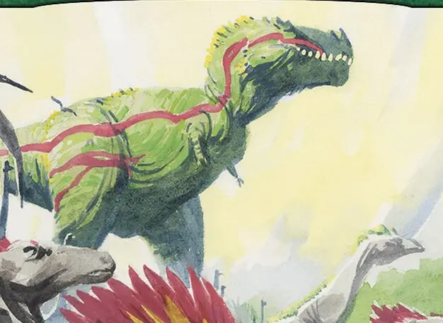 Art detail — Ghalta, Stampede Tyrant