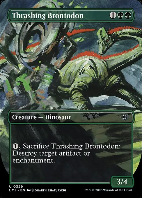 Thrashing Brontodon — The Lost Caverns of Ixalan