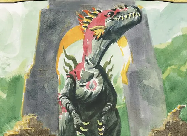 Art detail — Gishath, Sun's Avatar
