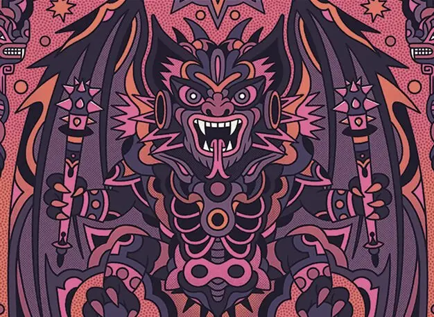 Art detail — Bloodletter of Aclazotz