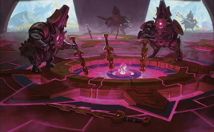 Art detail — Thousand Moons Smithy // Barracks of the Thousand