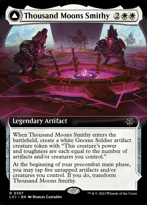 Thousand Moons Smithy // Barracks of the Thousand — The Lost Caverns of Ixalan