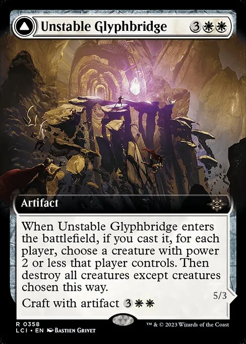 Unstable Glyphbridge // Sandswirl Wanderglyph — The Lost Caverns of Ixalan