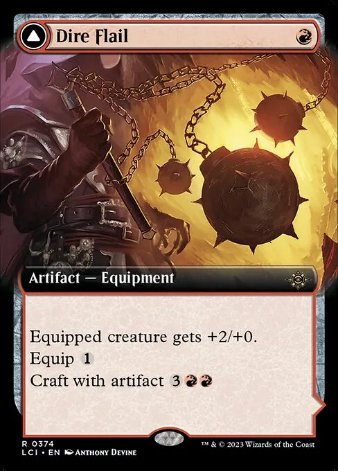 Dire Flail // Dire Blunderbuss — The Lost Caverns of Ixalan