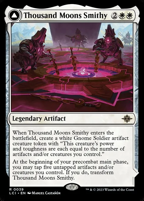 Thousand Moons Smithy // Barracks of the Thousand — The Lost Caverns of Ixalan