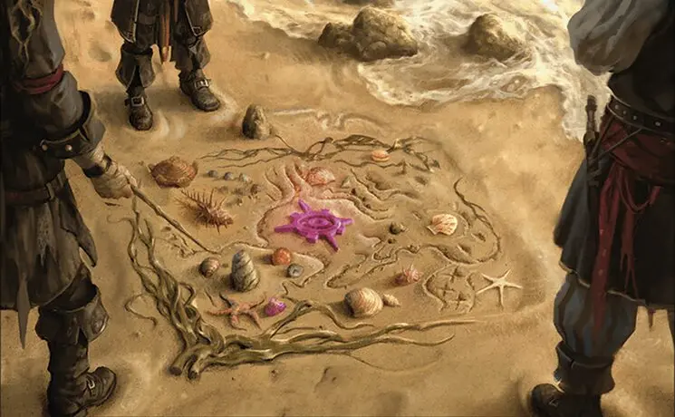 Art detail — Treasure Map // Treasure Cove