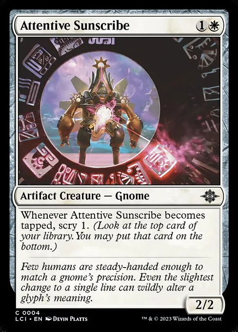 Attentive Sunscribe — The Lost Caverns of Ixalan