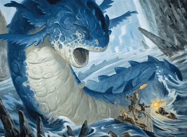 Art detail — Frilled Cave-Wurm