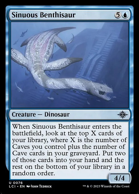 Sinuous Benthisaur — The Lost Caverns of Ixalan