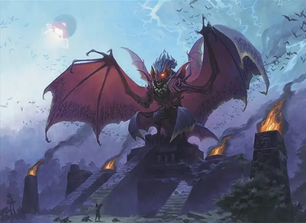 Art detail — Aclazotz, Deepest Betrayal // Temple of the Dead
