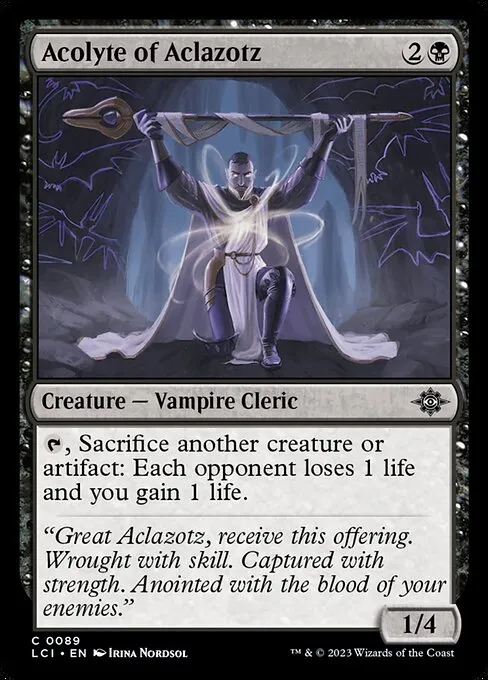 Acolyte of Aclazotz — The Lost Caverns of Ixalan