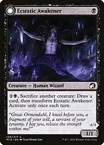 Ecstatic Awakener // Awoken Demon — Innistrad: Midnight Hunt