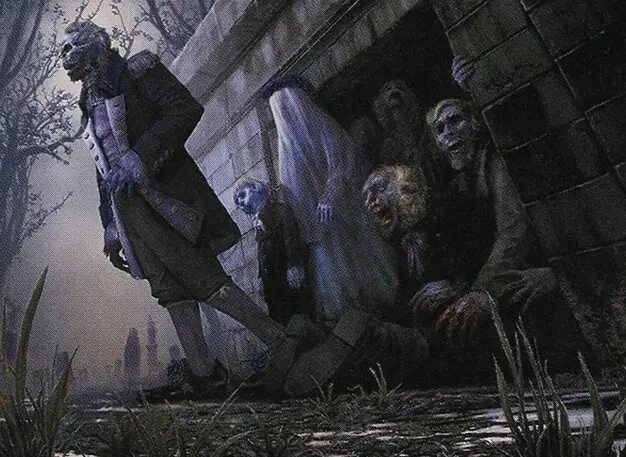 Art detail — Ghoulish Procession