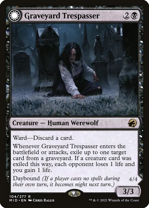Graveyard Trespasser // Graveyard Glutton — Innistrad: Midnight Hunt