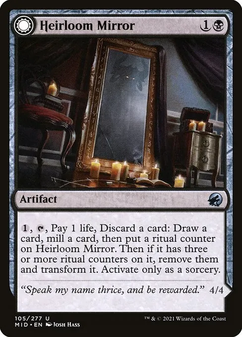 Heirloom Mirror // Inherited Fiend — Innistrad: Midnight Hunt