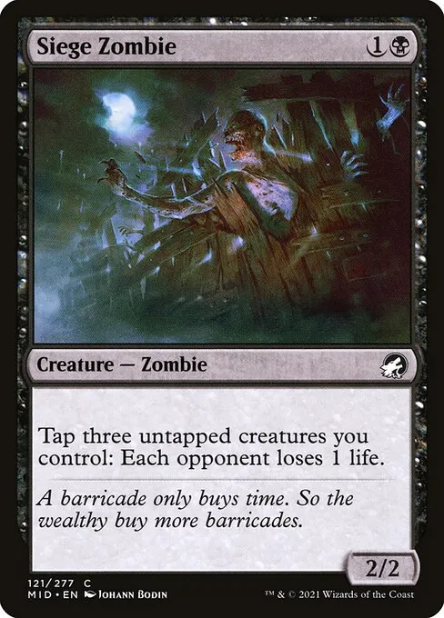 Siege Zombie — Innistrad: Midnight Hunt