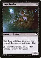 Siege Zombie — Innistrad: Midnight Hunt