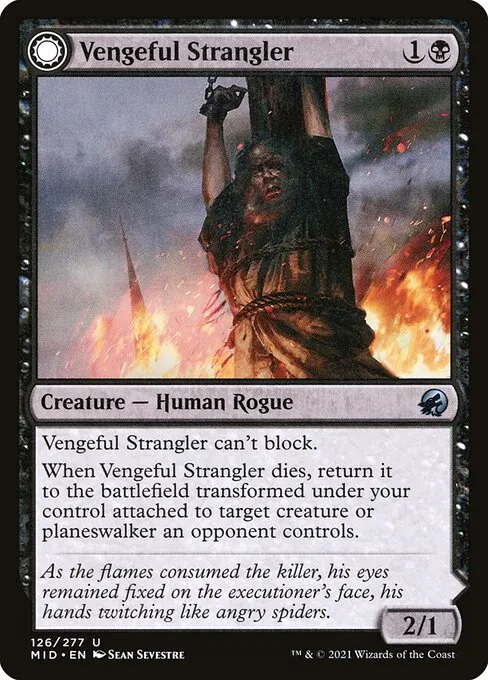 Vengeful Strangler // Strangling Grasp — Innistrad: Midnight Hunt