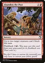 Abandon the Post — Innistrad: Midnight Hunt