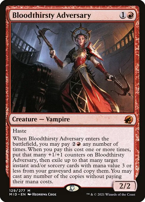 Bloodthirsty Adversary — Innistrad: Midnight Hunt