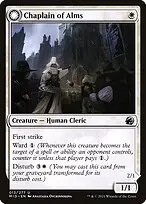 Chaplain of Alms // Chapel Shieldgeist — Innistrad: Midnight Hunt