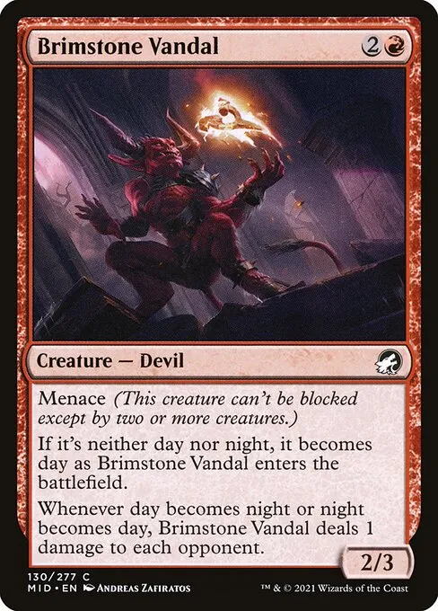 Brimstone Vandal — Innistrad: Midnight Hunt