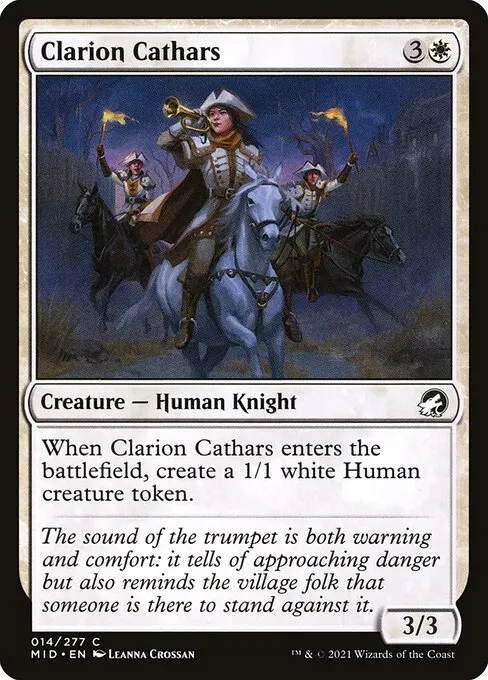 Clarion Cathars — Innistrad: Midnight Hunt