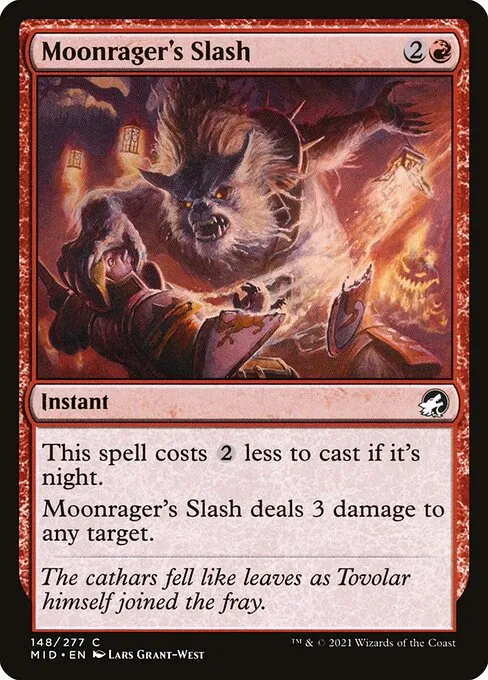 Moonrager's Slash — Innistrad: Midnight Hunt