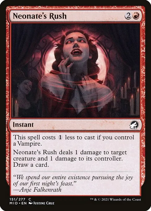 Neonate's Rush — Innistrad: Midnight Hunt