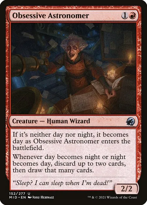 Obsessive Astronomer — Innistrad: Midnight Hunt