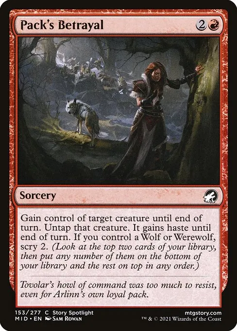 Pack's Betrayal — Innistrad: Midnight Hunt