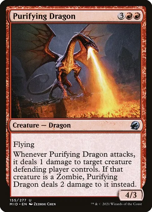 Purifying Dragon — Innistrad: Midnight Hunt
