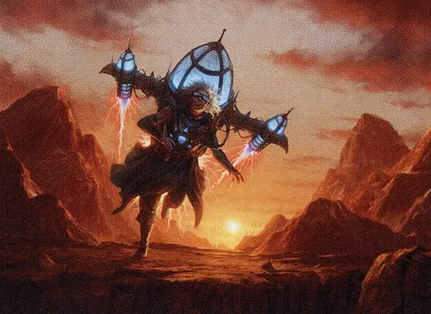 Art detail — Reckless Stormseeker // Storm-Charged Slasher