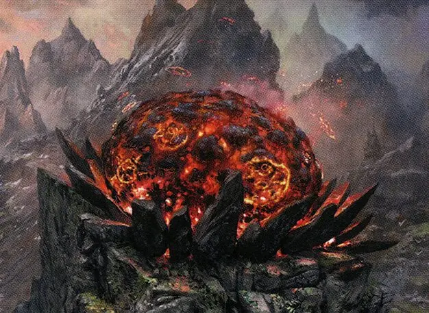 Art detail — Smoldering Egg // Ashmouth Dragon