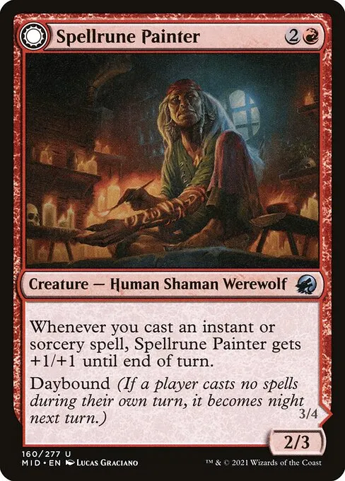 Spellrune Painter // Spellrune Howler — Innistrad: Midnight Hunt